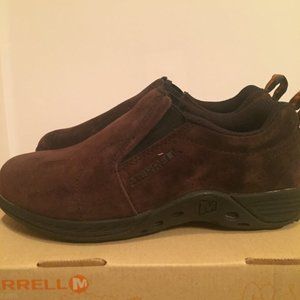 Merrell Kids Jungle Moc Brown Black Boys 4M